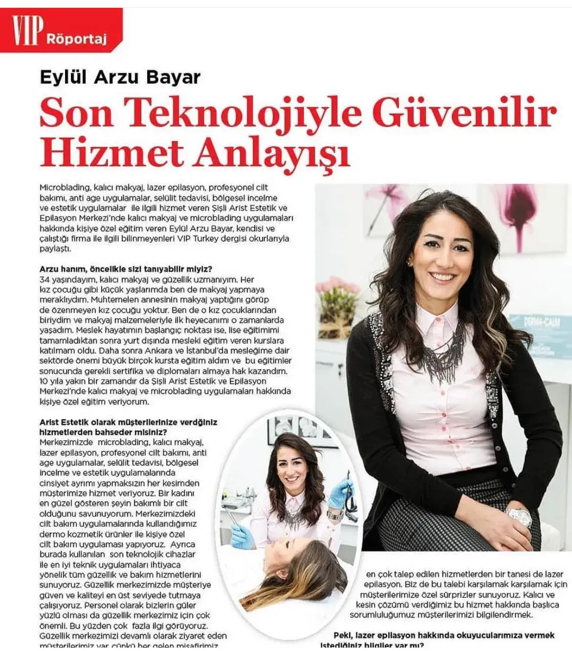 Basında Şişli Arist röportajı